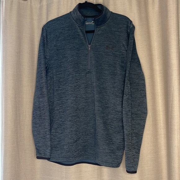 UNDER ARMOUR FLEECE LINED QUARTER ZIP - Picture 1 of 6